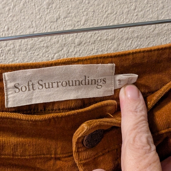 Soft Surroundings Gold Corduroy Pants Size 16 - Picture 4 of 4
